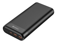 Sandberg Powerbank 20000 Mah 74.4 Wh 3.25 A Pd Qc 3.0 3 Ausgabeanschlussstellen