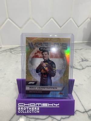 Topps Finest Formula 1 Max Verstappen Red Bull World's Finest Insert 6/50 