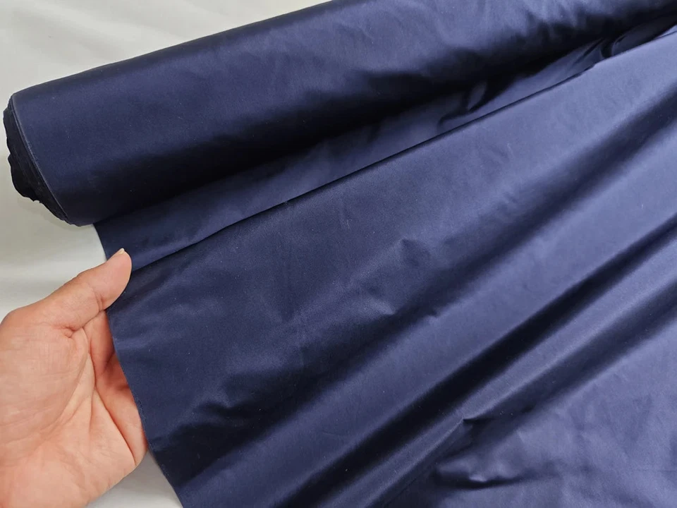 120cm Wide Stiff Silk Taffeta Fabric Wedding Evening Gown Material Taffeta Silk - Image 3 of 4