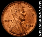 1913 Lincoln Wheat Cent - RB  Choice Gem Brilliant Unc++  Lustrous  #i6757