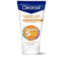 5in1 Acne Control Exfoliating Wash 2 Salicylic Acid Daily Face Cleanser 6.78oz