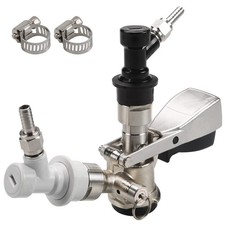 Sankey D Keg Coupler with Adapter and Ball Lock Disconnect Set Standard Type ...