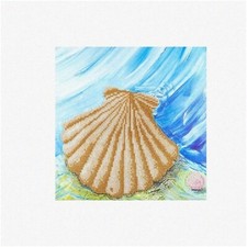 Diamond Painting Kit 12x12 Seashell Pearl Design
