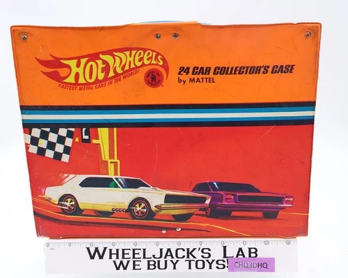 24 Car Collector's Carry Case W/ Trays 1967 Matchbox Vintage Storage Case
