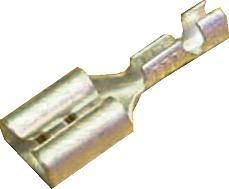 Uninsulated Female Spade Connector 6.3mm Crimp Terminals - Pack of 25 - Picture 1 of 1