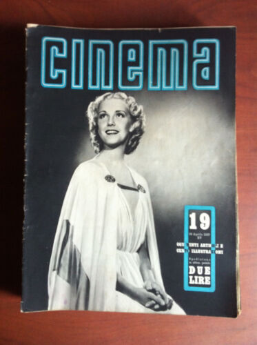 CINEMA n° 19 Aprile 1937 Cover: Anita Louise - E12362 - Photo 1/1
