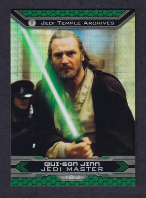 STAR WARS CHROME PERSPECTIVES  PRISM RIFRACTOR PARALLEL CARD 10-J No.080/199