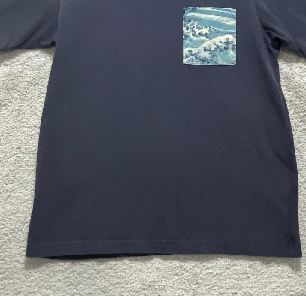 Uniqlo T-Shirt Women's Large Navy Blue Art Museum Boston Short Sleeves Crew thumbnail 4