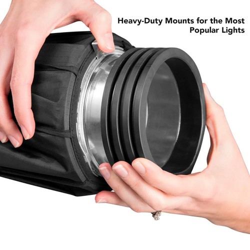 Westcott Rapid Box Collapsible Switch Modifier Softbox and Egg Crate Grid Bundle - Picture 6 of 7