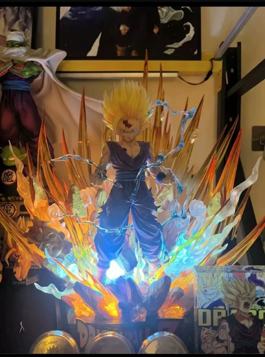 Figurine Dragon Ball Z – Son Gohan Super Saiyan 2 – 26 Cm – PVC – Socle Inclus – Neuve Sous Blister