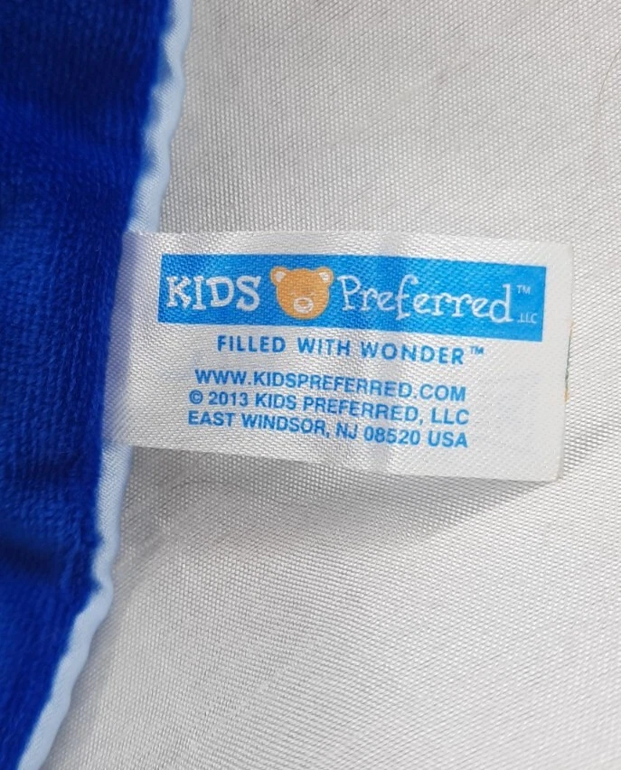 Manta de seguridad Kids Preferred AHOY perro pirata Lovie espalda satinada azul  Foto 3 de 4