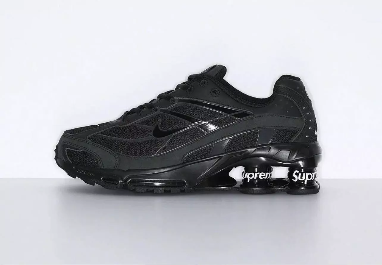 Nike x Supreme Shox Ride 2, noir neuf épuisé Collab