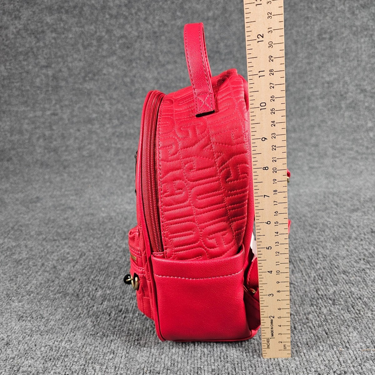 Juicy Couture Track Star Mid Backpack NWT Juicy Couture Red Crimson Quilted Track Star Mid  main image 4