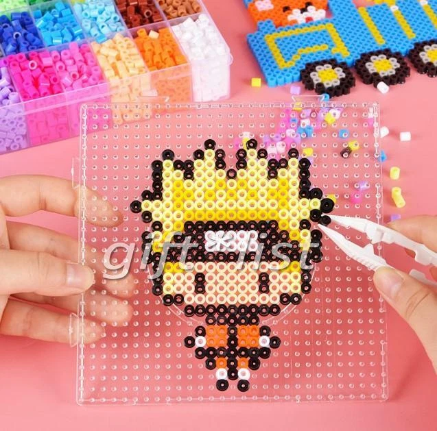 4x Grundplatte Stiftplatten Steckplatten Bügelperlen Platten 14,5x14,5cm 5mm DE - Bild 4 von 4