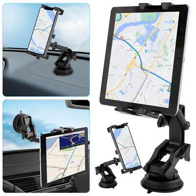 Car Tablet Mount Phone Holder Windshield Dashboard for iPhone 14 13 iPad  Pro GPS