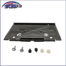 Brand New License Plate Tag Bracket Rear with Hinge plus Hardware Fuel Gas Door 