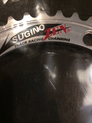 Sugino Zen NJS Track Chainring 144 PCD. 44 Tooth. Silver. | eBay