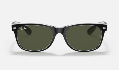 RayBan New Wayfarer Color Mix Black/Transparent G-15 58mm