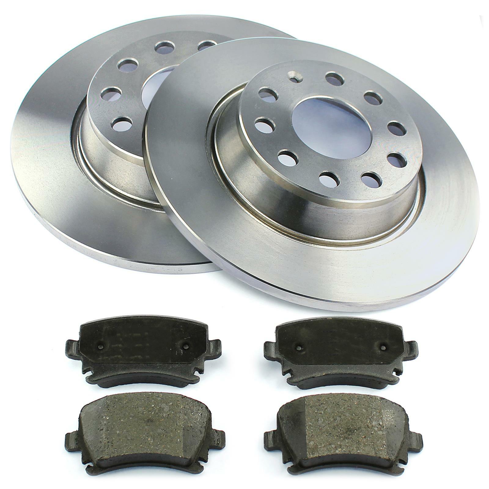 Brake discs rear brake pads 282 for VW Golf 6 Jetta Passat 3C Sharan