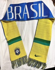NIKE Soccer Brazil Official Team Neck Scarf CBF Blue Green Yellow