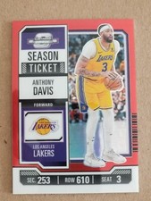 2023-24 Panini Contenders Optic Anthony Davis #32 Season Ticket Red Prizm Lakers