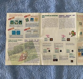 The Legend of Zelda (Nintendo NES, 1987) Maps & Strategies ONLY - Authentic !