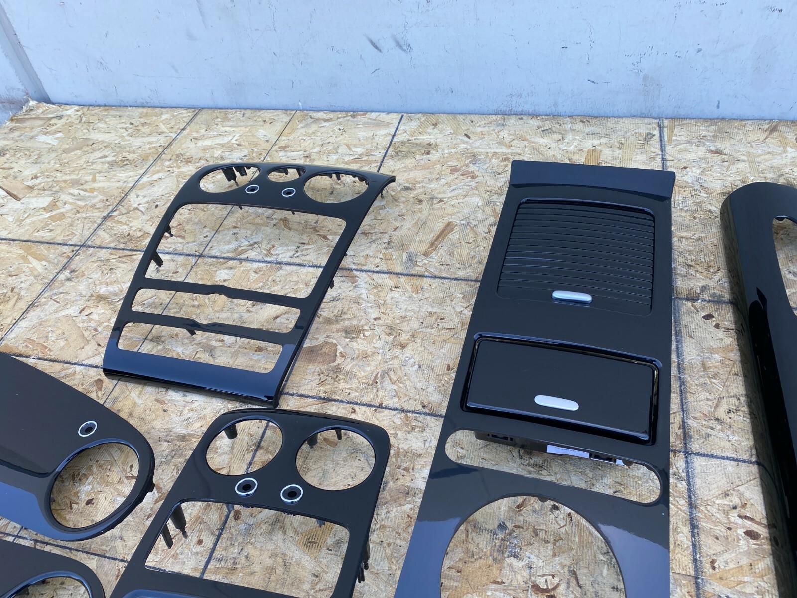 INTERIOR WOOD TRIM BLACK SET CONSOLE BENTLEY CONTINENTAL FLYING SPUR (06-12) OEM