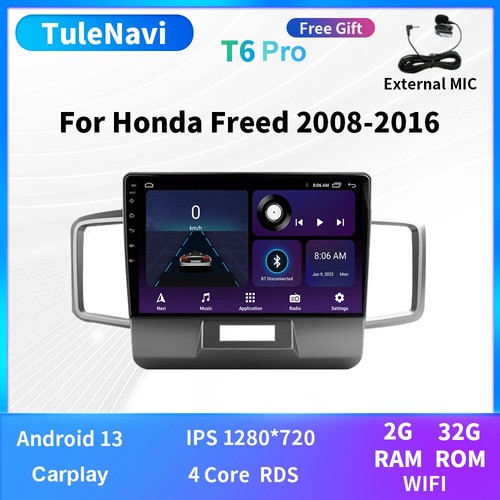 Per Honda Freed 1 Spike 2088-2016 Autoradio 2008-2016 Lettore Audio Stereo GPS 4G - Foto 26 di 32