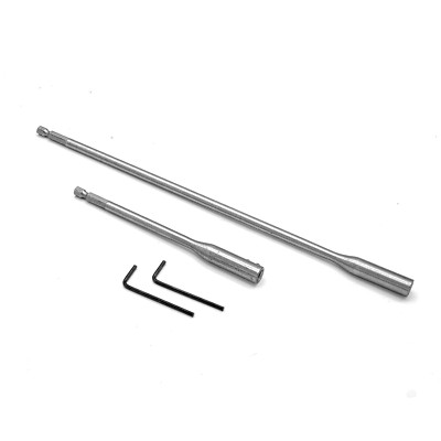 1/4 Hex Extension Drill Bit Set, 6'' and 12'' with Wrench Keys for Woodworking