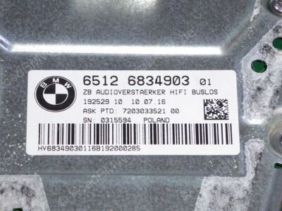 BMW 65126845407, 65126834903 | eBay