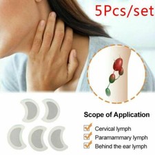 USA 5/10PCS Herbal Lymph Care Patch Neck Anti-Swelling Sticker Breast Lymph Node