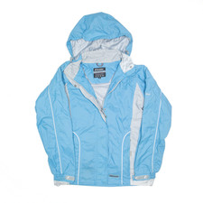 K-way 2000 Womens Rain Jacket Blue M