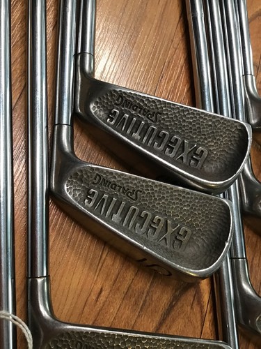 Spalding Executive Iron Set 3-PW RH Lite Jet Step Stiff Shaft & Grip Rite Grips - Picture 4 of 11
