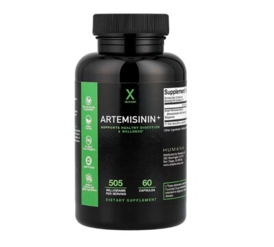 Artemisinin 505 mg, 60 Capsules, HumanX, Healthy Immune digestion wellness