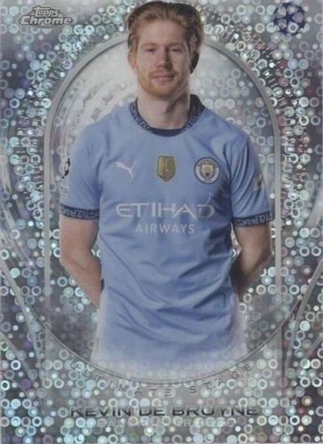 2024-25 Topps Merlin Kevin De Bruyne Magenta Refractor /125