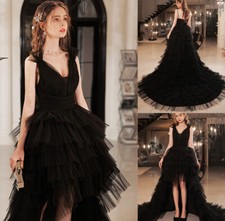 Noble Evening Formal Party Ball Gown Prom Bridesmaid Tail Host Dress TSJY18970