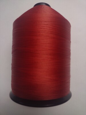 BONDED NYLON THREAD, VT-295E TYPE II, CLASS A, SIZE E, COLOR SCARLET