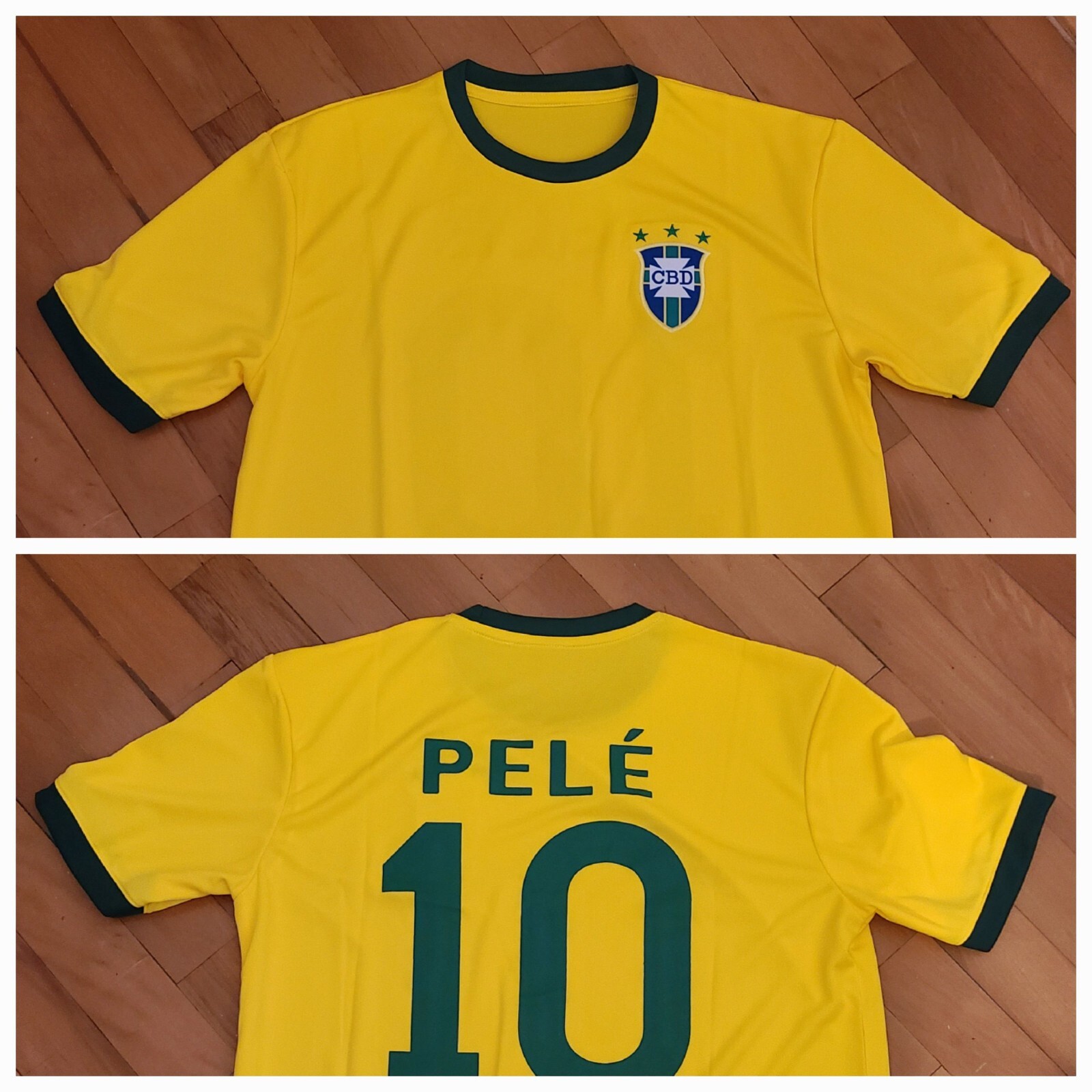 BRAZIL WORLD CUP 1962 ORIGINAL Retro Athleta ** PELÉ ** JERSEY