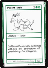 MTG - PATIENT TURTLE - MYS - MAGIC - ENG - MINT