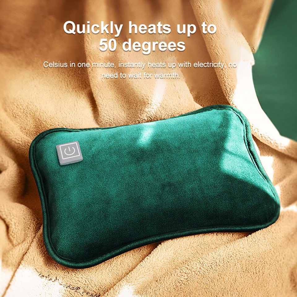 Graphene Heat Hot Water Bag Reusable Safety Hot Water Bottle for Women