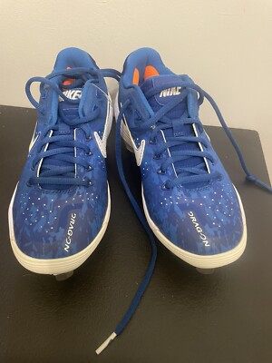 Nike Zoom Drag On Womens Blue White Softball Cleats Size 6 New Without Box
