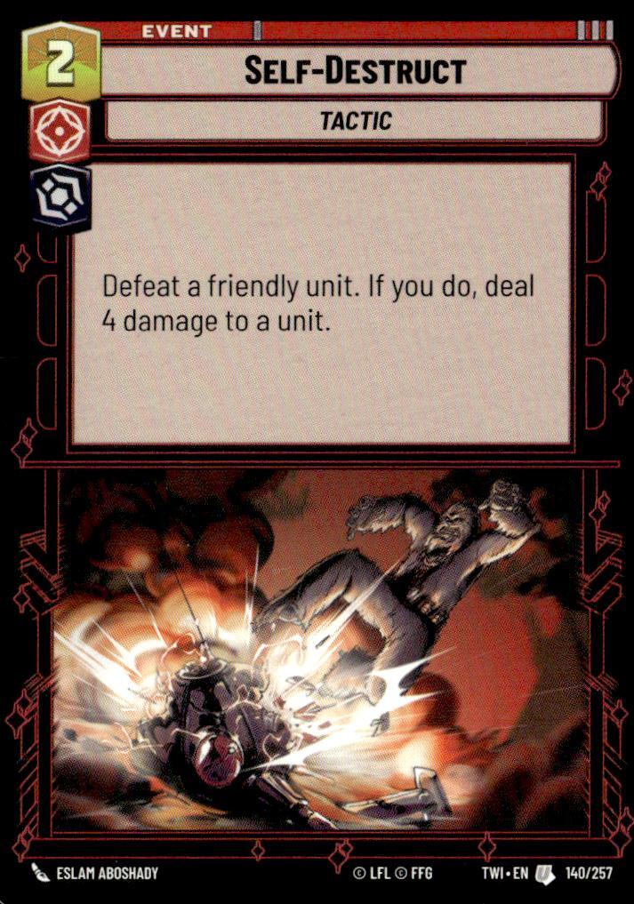 Star Wars Twilight of the Republic Self-Destruct JW