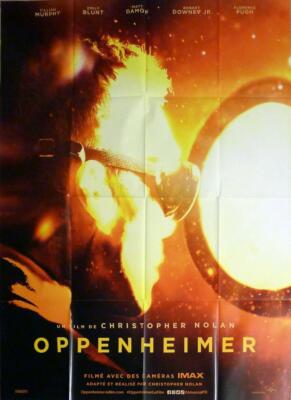 OPPENHEIMER - CHRISTOPHER NOLAN / MURPHY - ORIGINAL GROSSES FRANZÖSISCHES FIL...