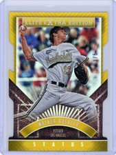 2015 Panini Elite Extra Edition Baseball Die-Cut Gold #25 Walker Buehler #1/5
