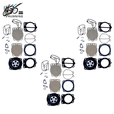 #ad #ad 3 Pack For Kawasaki Keihin Carb Carburetor Rebuild Repair Kit 900 1100 ZXi STX $19.06