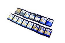 Lot Of 15 Lexar SanDisk 1GB SD Camera Memory Cards
