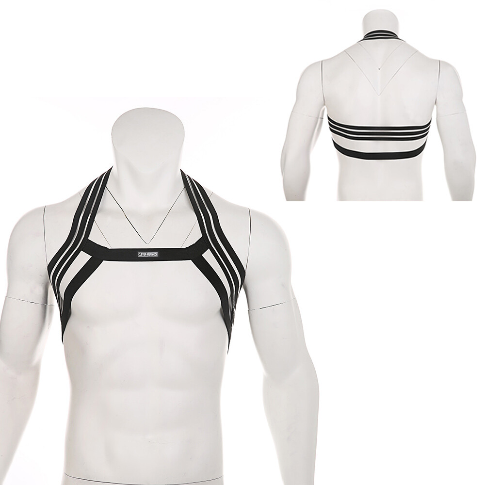 TiaoBug Uomo Body Cage Imbracatura Pettorale Regolabile Lingerie - Foto 8