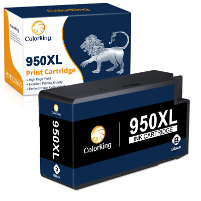 1PK Black Ink For HP 950XL OfficeJet Pro 8100 8600 8610 8615 8620 8630 8660 8640