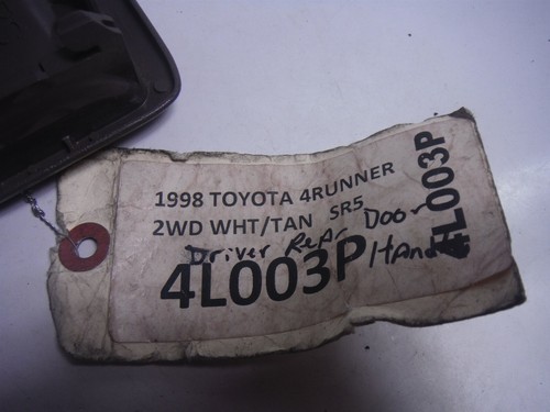 1998 TOYOTA 4RUNNER DRIVER LEFT REAR INTERIOR INSIDE DOOR HANDLE OEM 1996-2002 - Picture 5 of 5