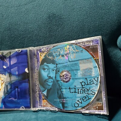 Criminal Manne - Playtime's Over CD, Rare! Memphis Rap. Estate